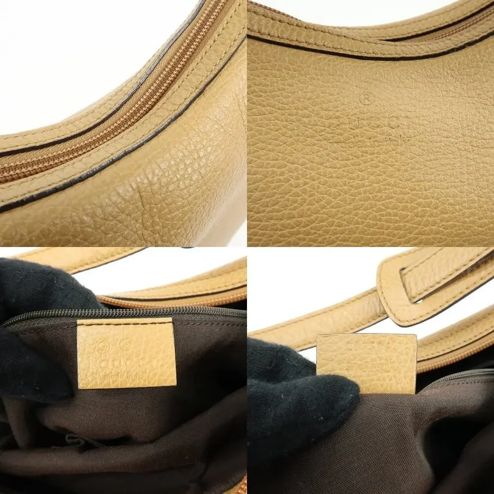 Gucci Sherry Calfskin Hobo Bag Beige